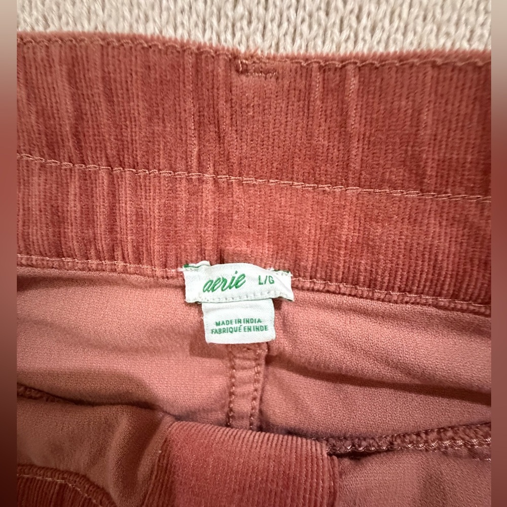 AERIE Women’s Corduroy Mini Button Skirt size L. - Picture 6 of 9